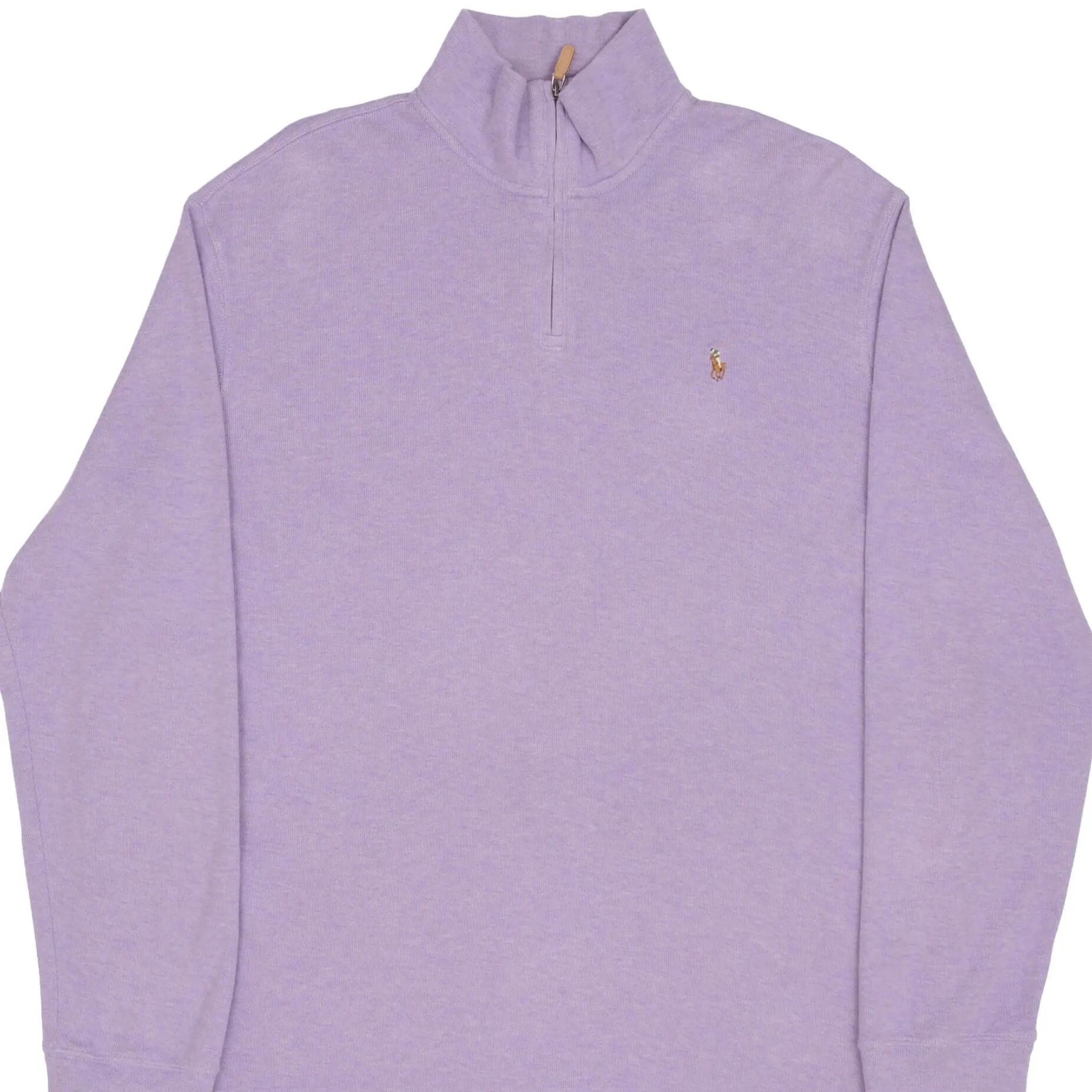 POLO RALPH LAUREN MAUVE QUARTER 1/4 ZIP SWEATER SIZE 2XL Chill Wear Easy to Carry