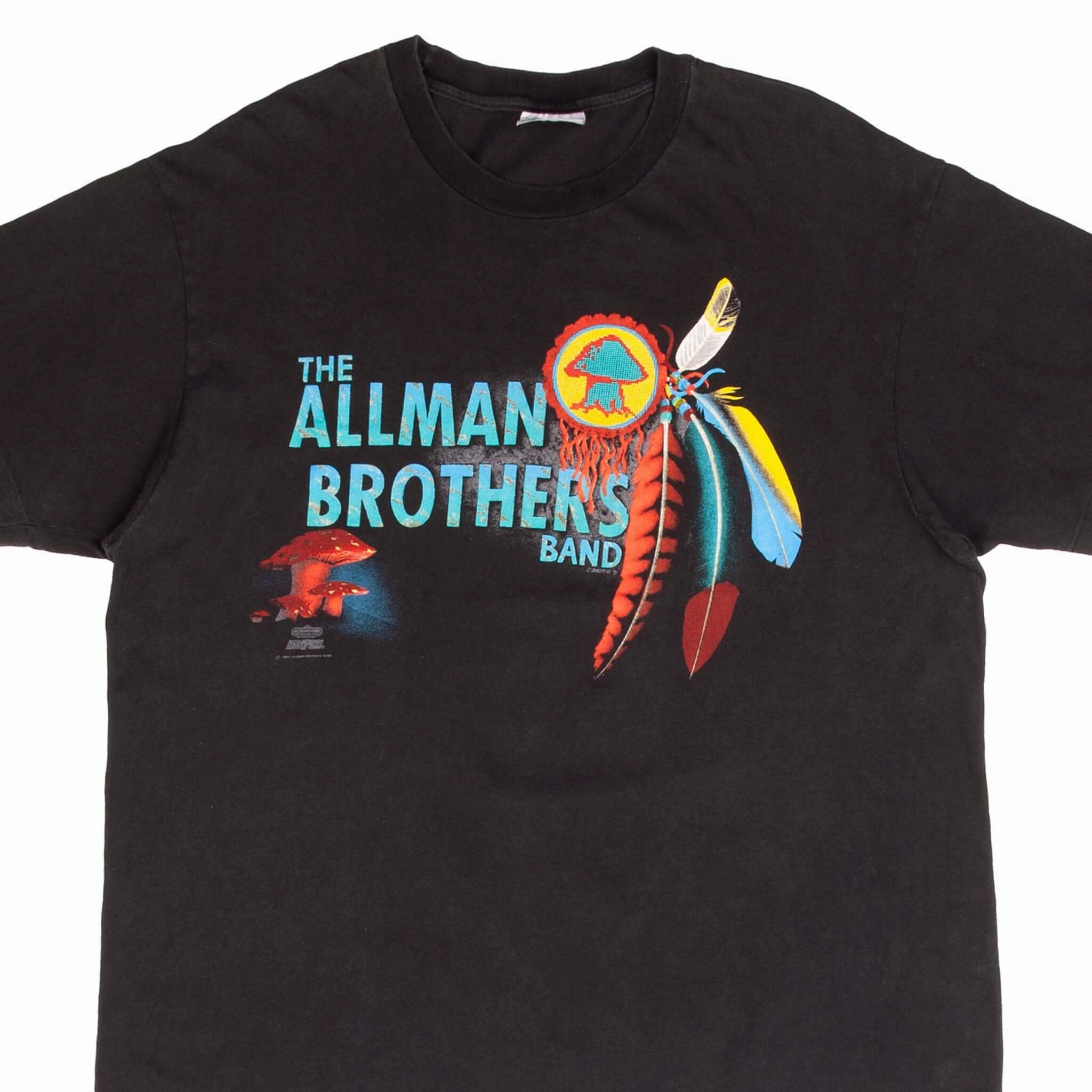 Cozy Comfort VINTAGE THE ALLMAN BROTHERS BAND 1991 TEE SHIRT SIZE XL MADE IN USA