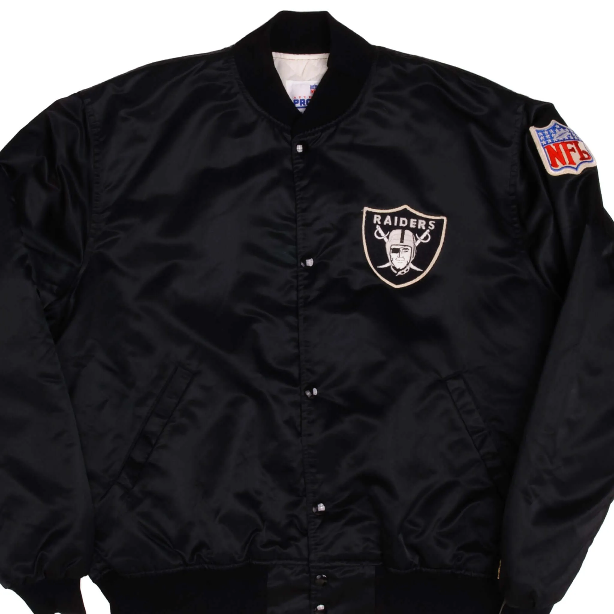 Breathable fabric suitable for volunteer work VINTAGE NFL RAIDERS STARTER PROLINE JACKET 1990S LARGE MADE USA