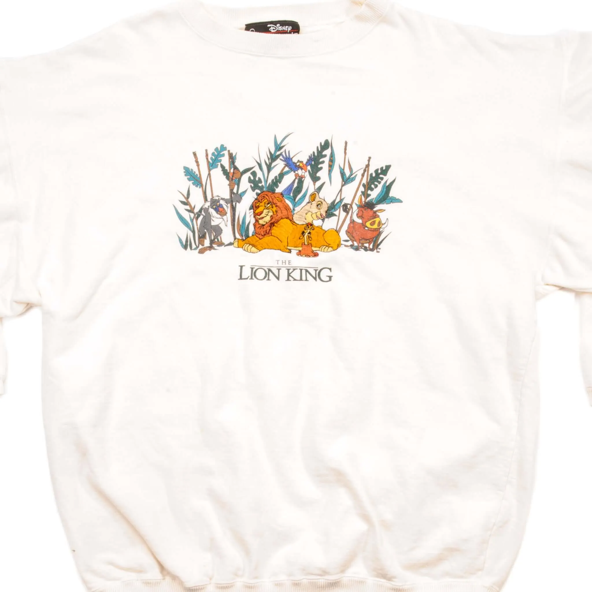 VINTAGE DISNEY THE LION KING SWEATSHIRT 1990S SIZE MEDIUM MADE IN USA Echidna like
