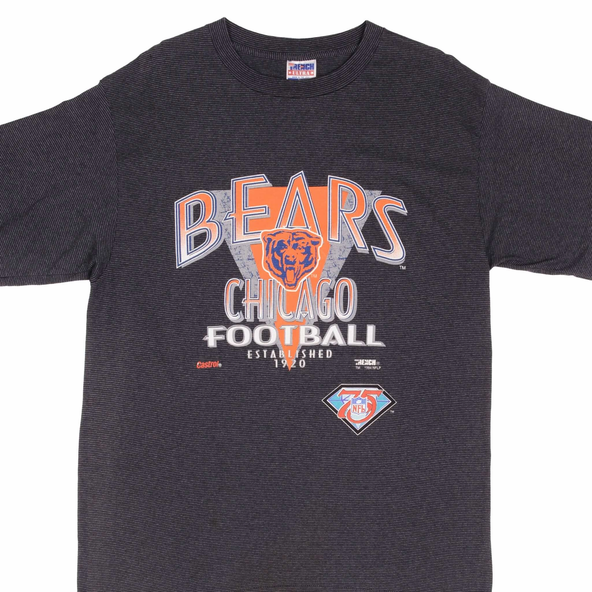 VINTAGE NFL CHICAGO BEARS 1994 TEE SHIRT SIZE LARGE MADE IN USA Light and Fresh