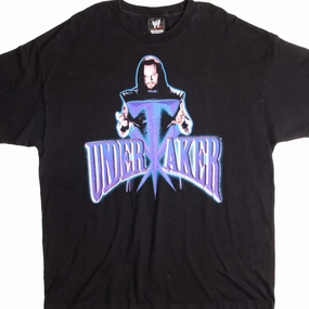 Organic Cotton Construction VINTAGE WWE THE UNDERTAKER TEE SHIRT 2004 SIZE XL