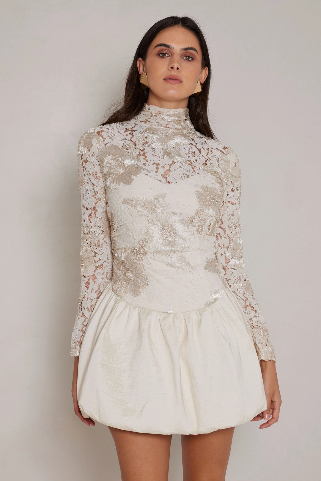 Presley Dress - Cr??me Calm Drape