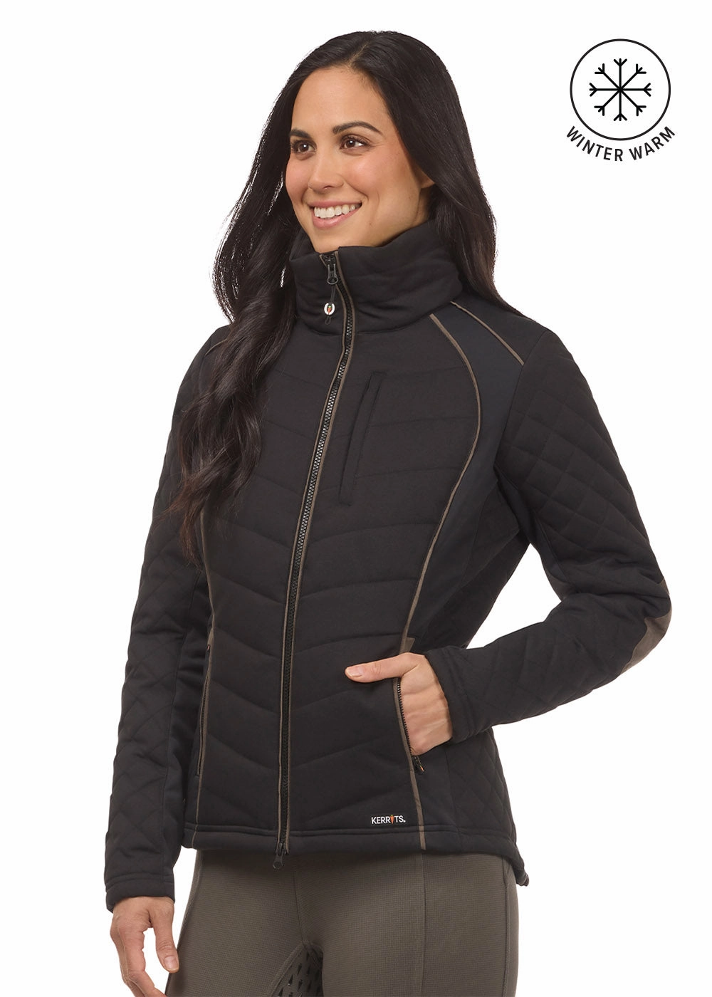 Stablemate Quilted Riding Jacket Trendy Outerwear