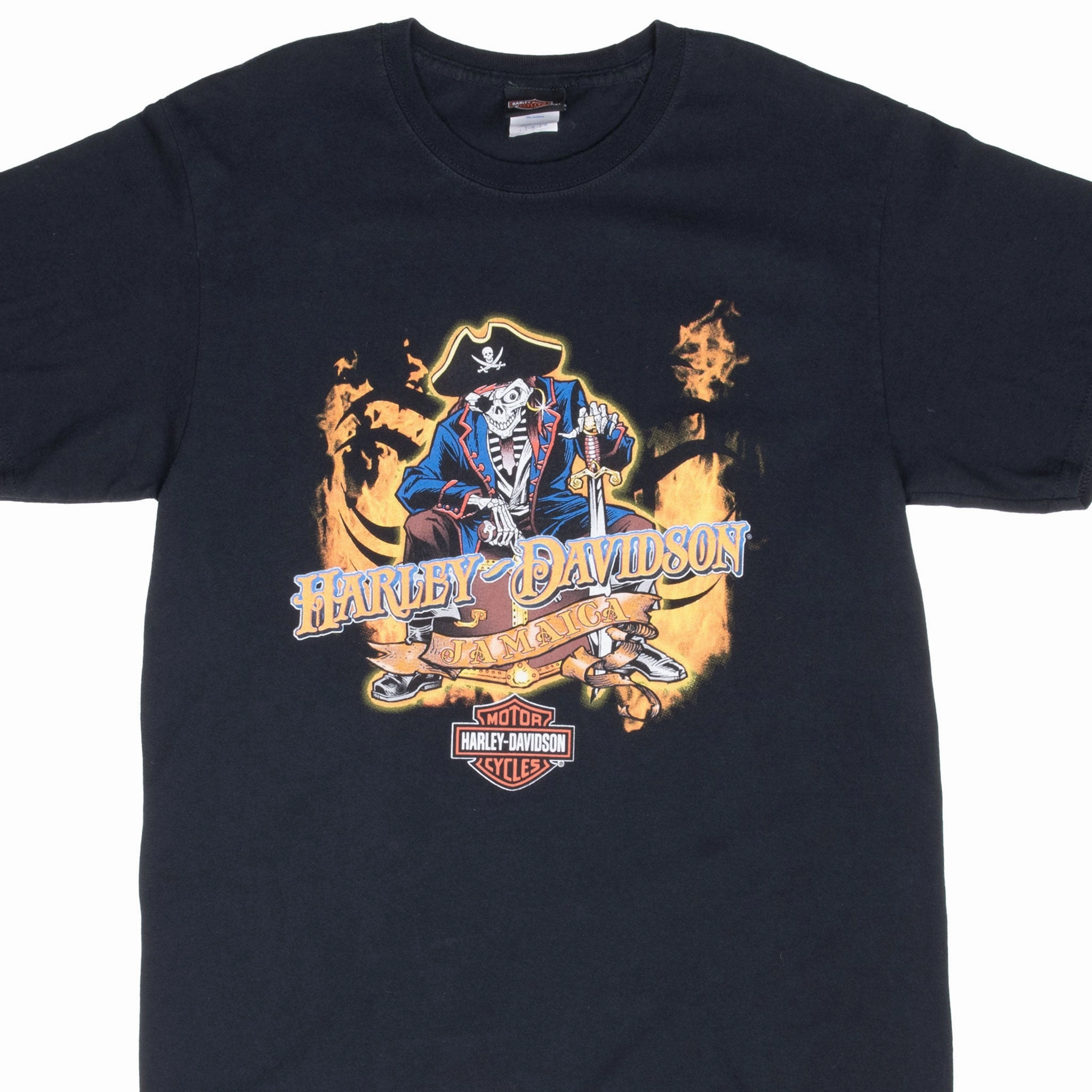 VINTAGE HARLEY DAVIDSON JAMAICA 2000S TEE SHIRT MEDIUM Quality Fabric