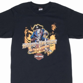 VINTAGE HARLEY DAVIDSON JAMAICA 2000S TEE SHIRT MEDIUM Quality Fabric