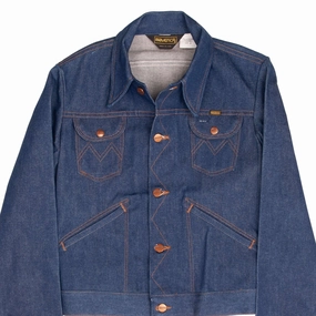 VINTAGE MAVERICK BLUE BELL DENIM JACKET 3J03MJ 1980S SIZE 34 MADE USA DEADSTOCK Practical Wear Active Wear