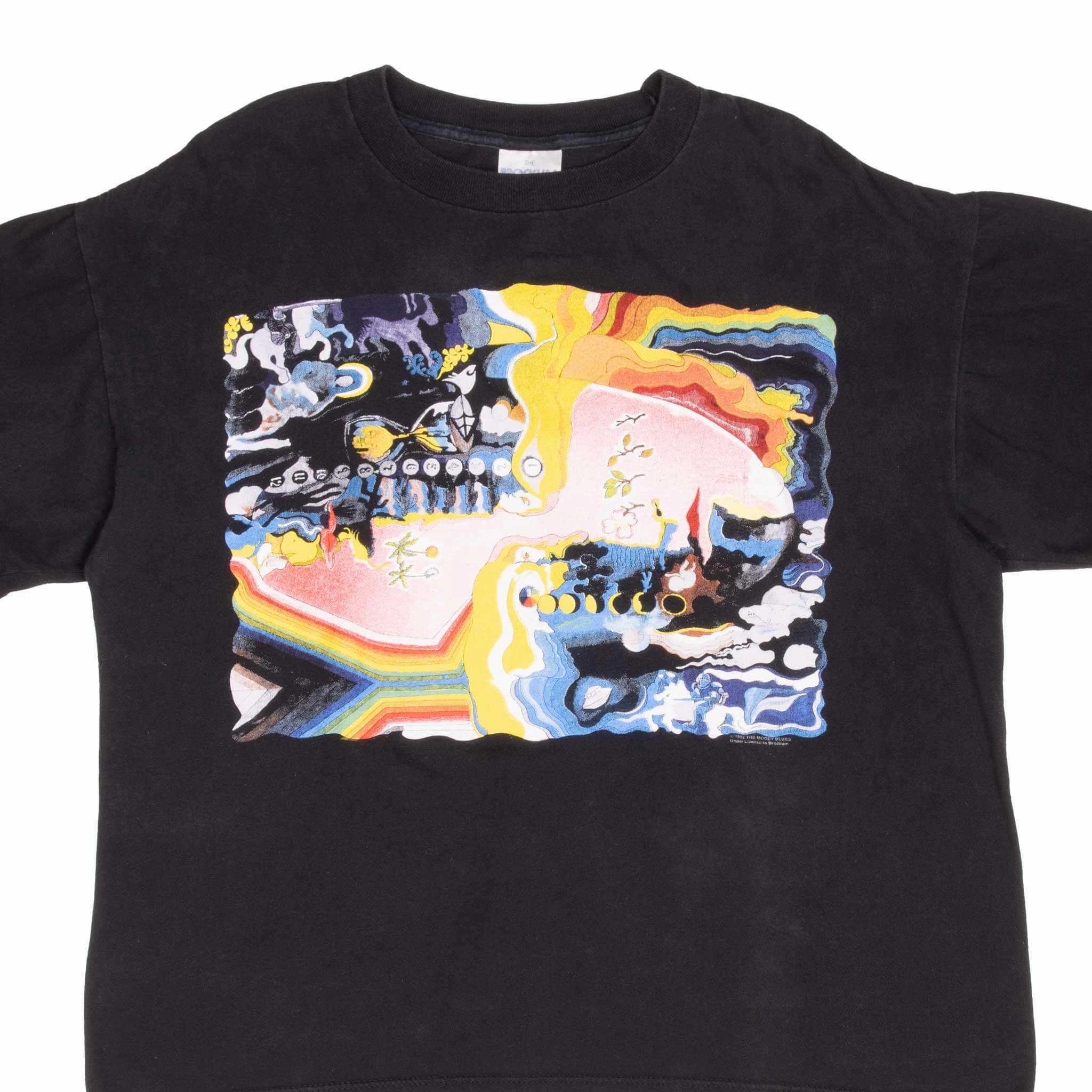 Timeless Layering VINTAGE THE MOODY BLUES 1992 TEE SHIRT LARGE MADE IN USA