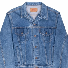 Functional Fashion VINTAGE LEVIS TYPE 3 DENIM JACKET 4 POCKETS 70506 0214 1980S SIZE 44 MADE IN USA