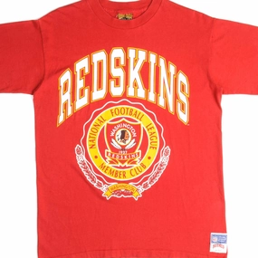 VINTAGE NFL WASHINGTON REDSKINS TEE SHIRT 1990s SIZE LARGE MADE IN USA Soft And Comfortable