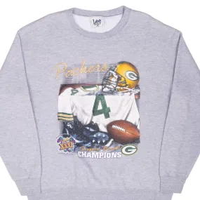 VINTAGE NFL GREEN BAY PACKERS SUPER BOWL XXXI 1997 SWEATSHIRT LARGE MADE USA birthday wear