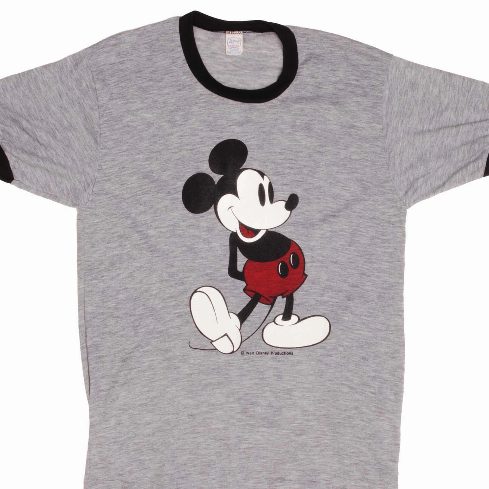 VINTAGE DISNEY MICKEY MOUSE 1970S TEE SHIRT SIZE MEDIUM FadeResistant Coating Breathable fabric