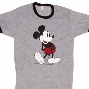VINTAGE DISNEY MICKEY MOUSE 1970S TEE SHIRT SIZE MEDIUM FadeResistant Coating Breathable fabric