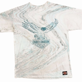 VINTAGE HARLEY DAVIDSON TEE SHIRT 1990 SIZE MEDIUM MADE IN USA Relaxed Everyday Wear Seasonal Comfort