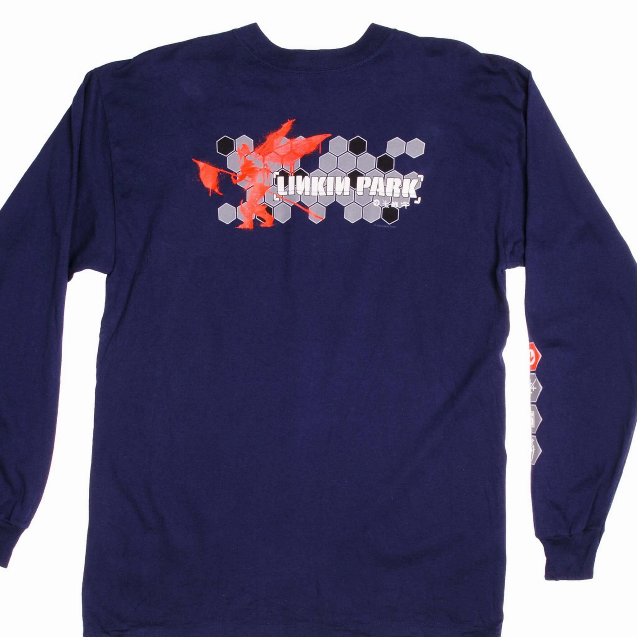 VINTAGE LINKIN PARK LONG SLEEVE TEE SHIRT 2002 SIZE LARGE Versatile Fashion Breathable Comfort Fit