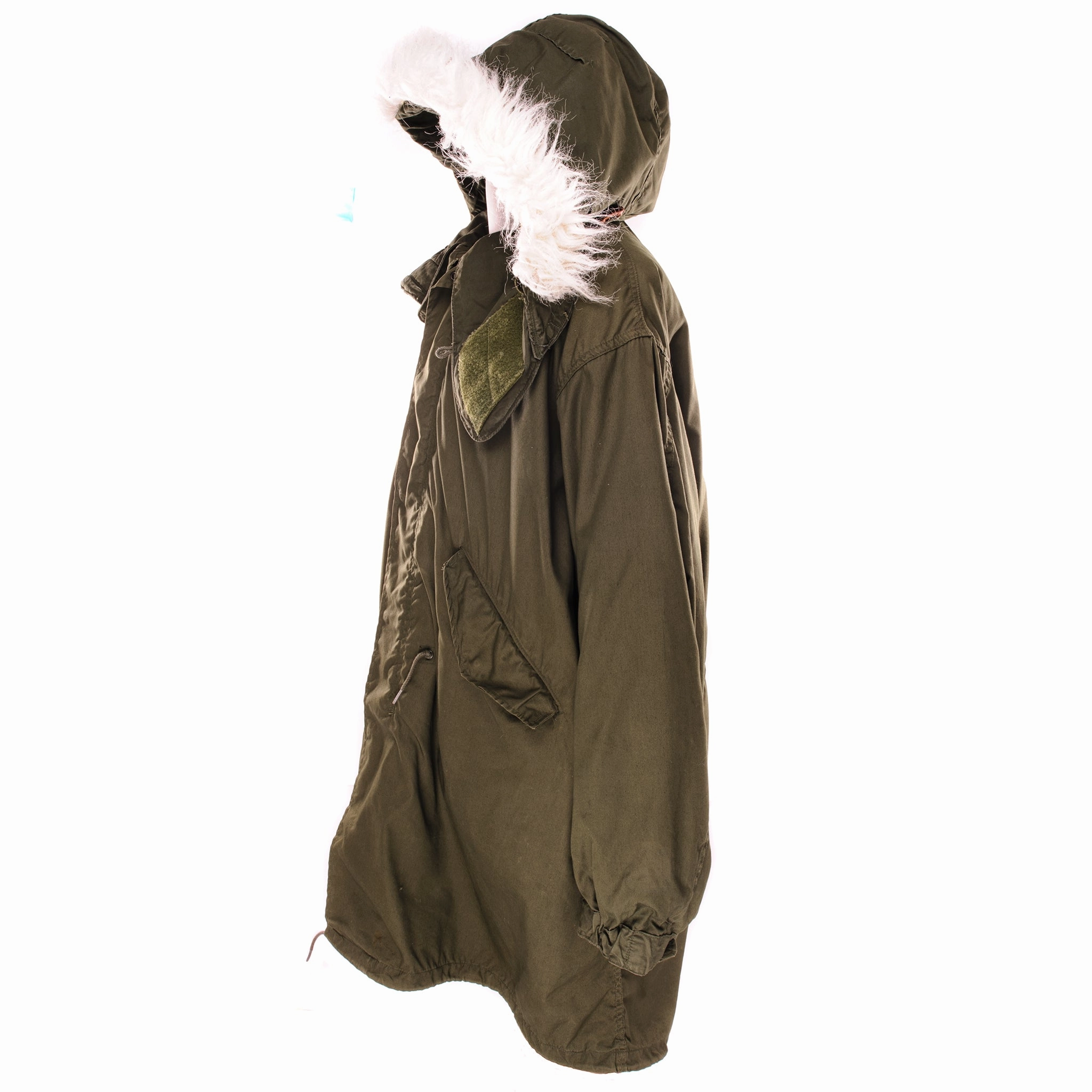 Flexible Shoulder Gussets Dynamic Compression Fit VINTAGE US ARMY M-1965 M65 FISHTAIL PARKA COMPLETE WITH LINER AND HOOD 1983 SIZE LARGE