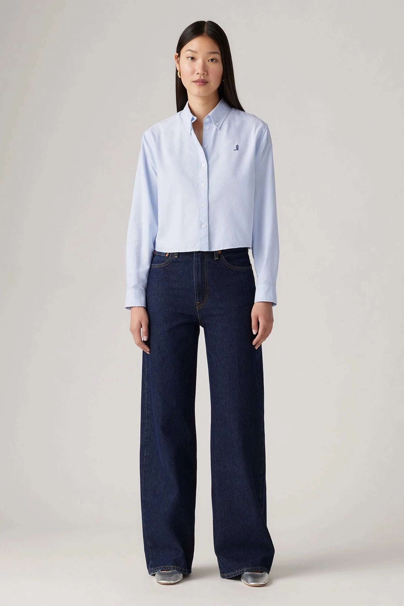 Ribcage Wide Leg Jean Elegant Adult Fashion Premium Look