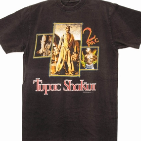 VINTAGE RAP TUPAC SHAKUR TEE SHIRT 1993 SIZE MEDIUM Bold Comfort Ethically Sourced Material