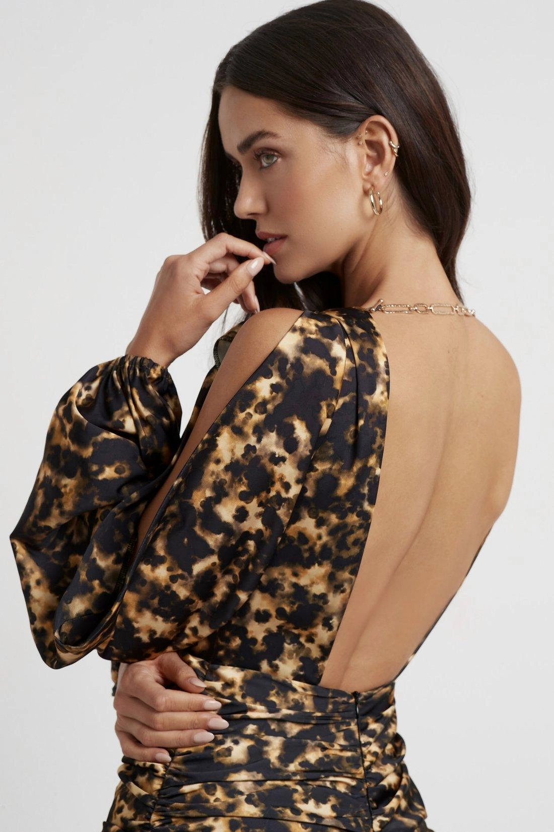 Boho Mood Rosario Dress - Honey Ink Print