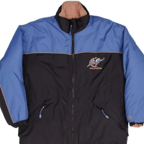 VINTAGE NBA WASHINGTON WIZARDS REVERSIBLE JACKET 1990S SIZE LARGE DEADSTOCK Touch