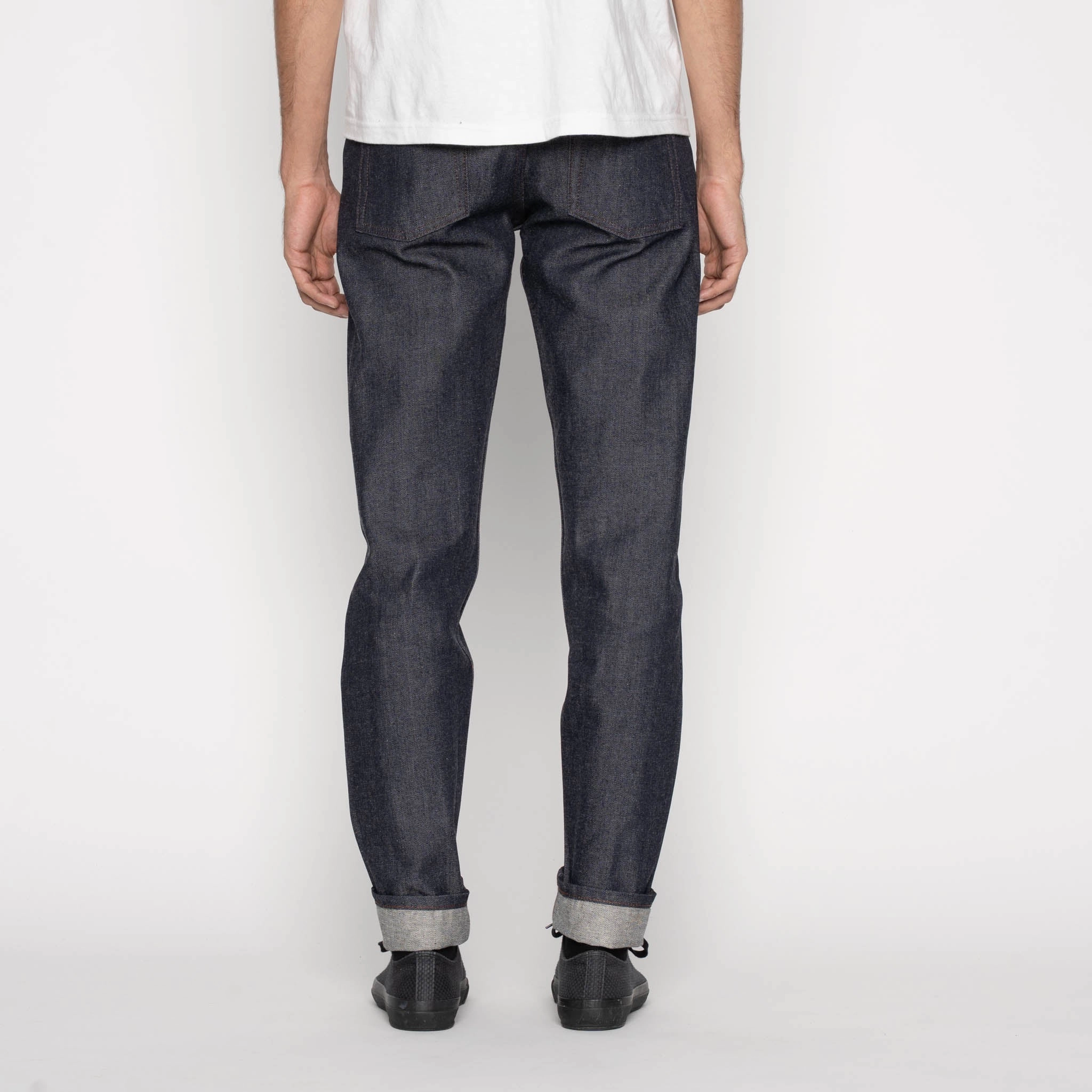 Easy Guy - Flying Squirrel Selvedge - Indigo Neutral Vibrant Chill Outfit