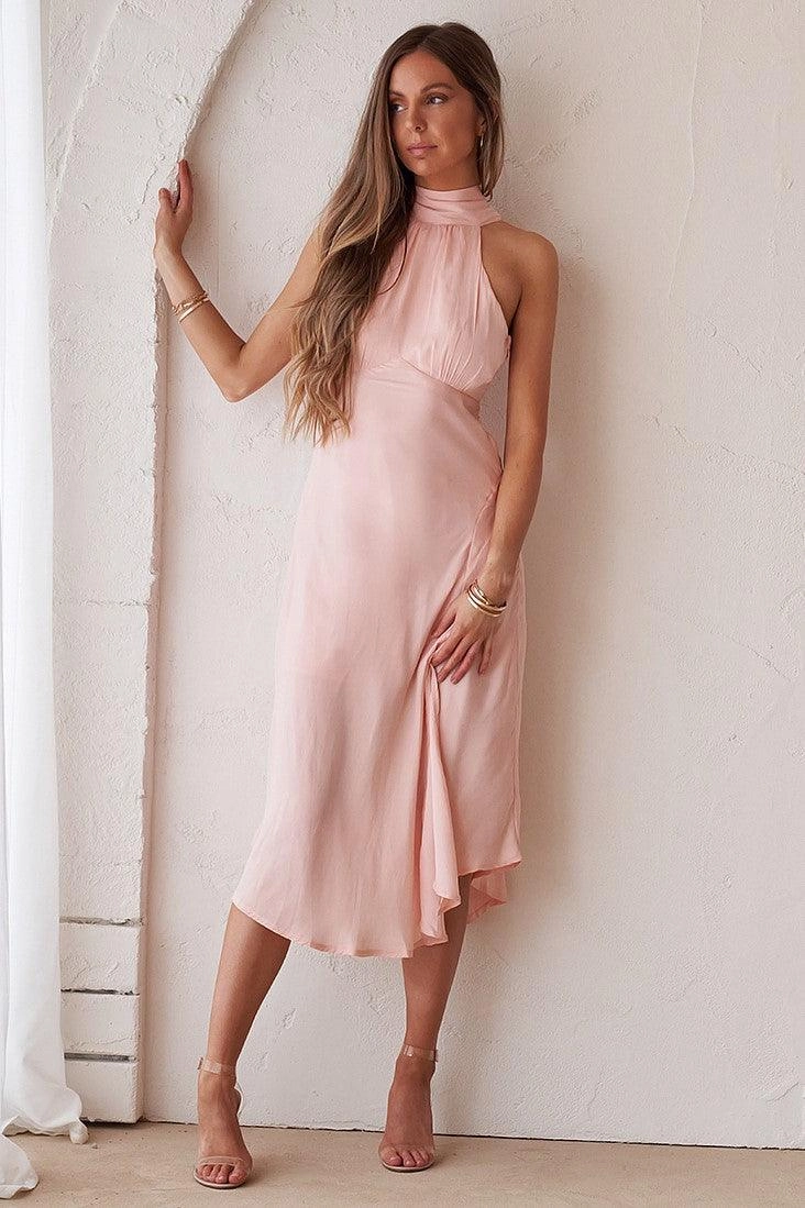 Relax Feel Flawless Construction Cassini Dress - Peach