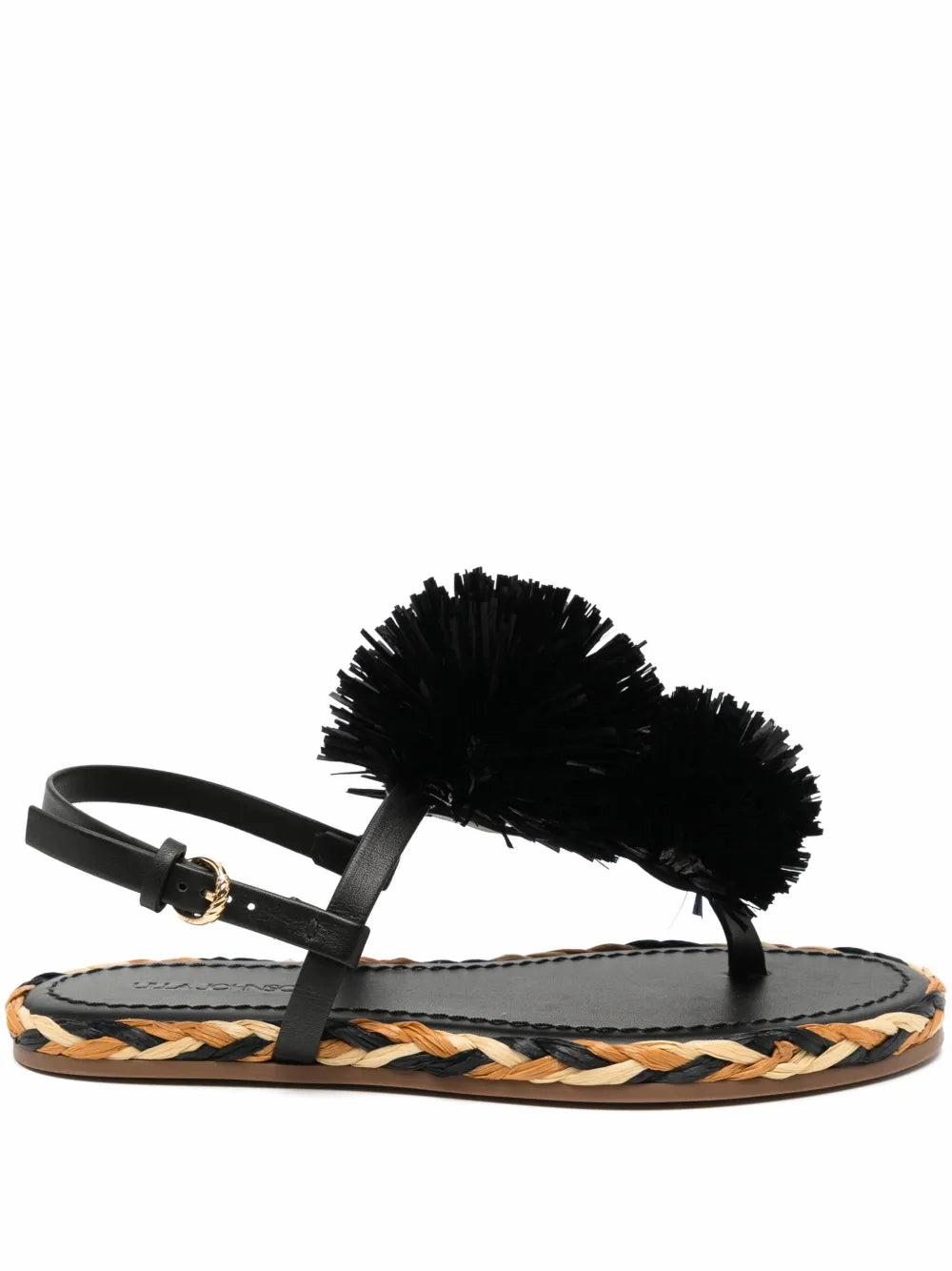 Breathable Slim Shape Ingrid Espadrille in Noir