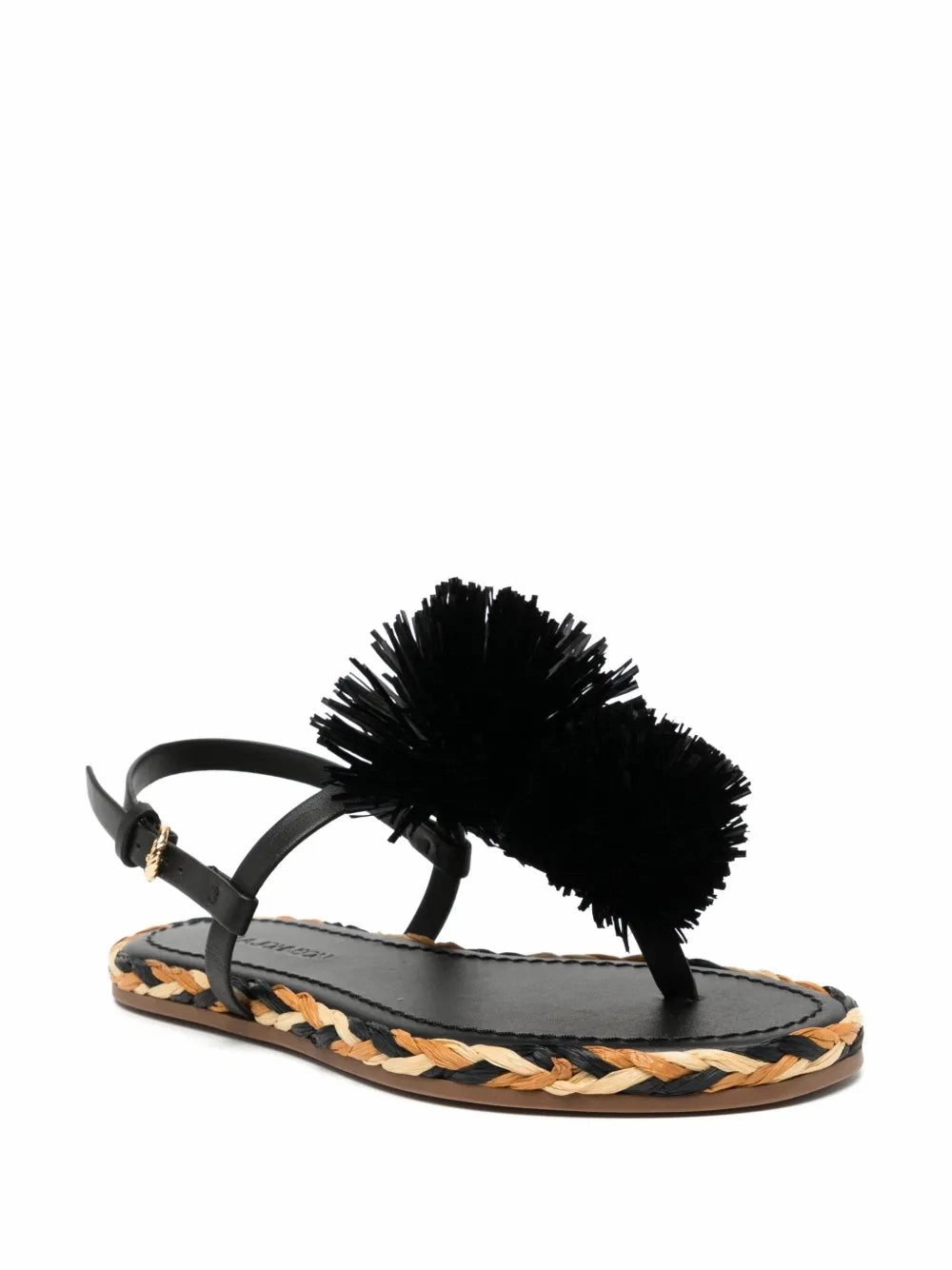 Easy Clean Surface Soft Flexible Ingrid Espadrille in Noir