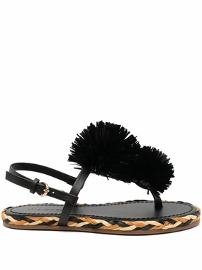 Breathable Slim Shape Ingrid Espadrille in Noir