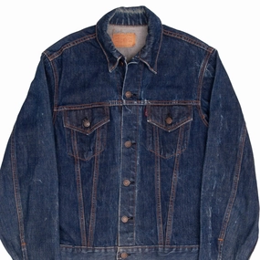 Classic Fit VINTAGE LEVIS BIG E SINGLE STITCH DENIM JACKET 1960S SIZE 40 MEDIUM MADE IN USA