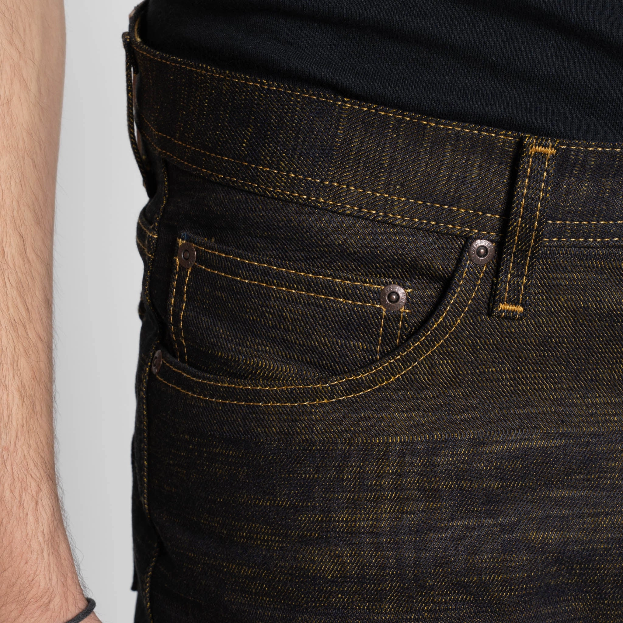 Non Irritating Inner Lining Fashion Daily Weird Guy - King Ghidorah: The Three-Headed Monster Denim