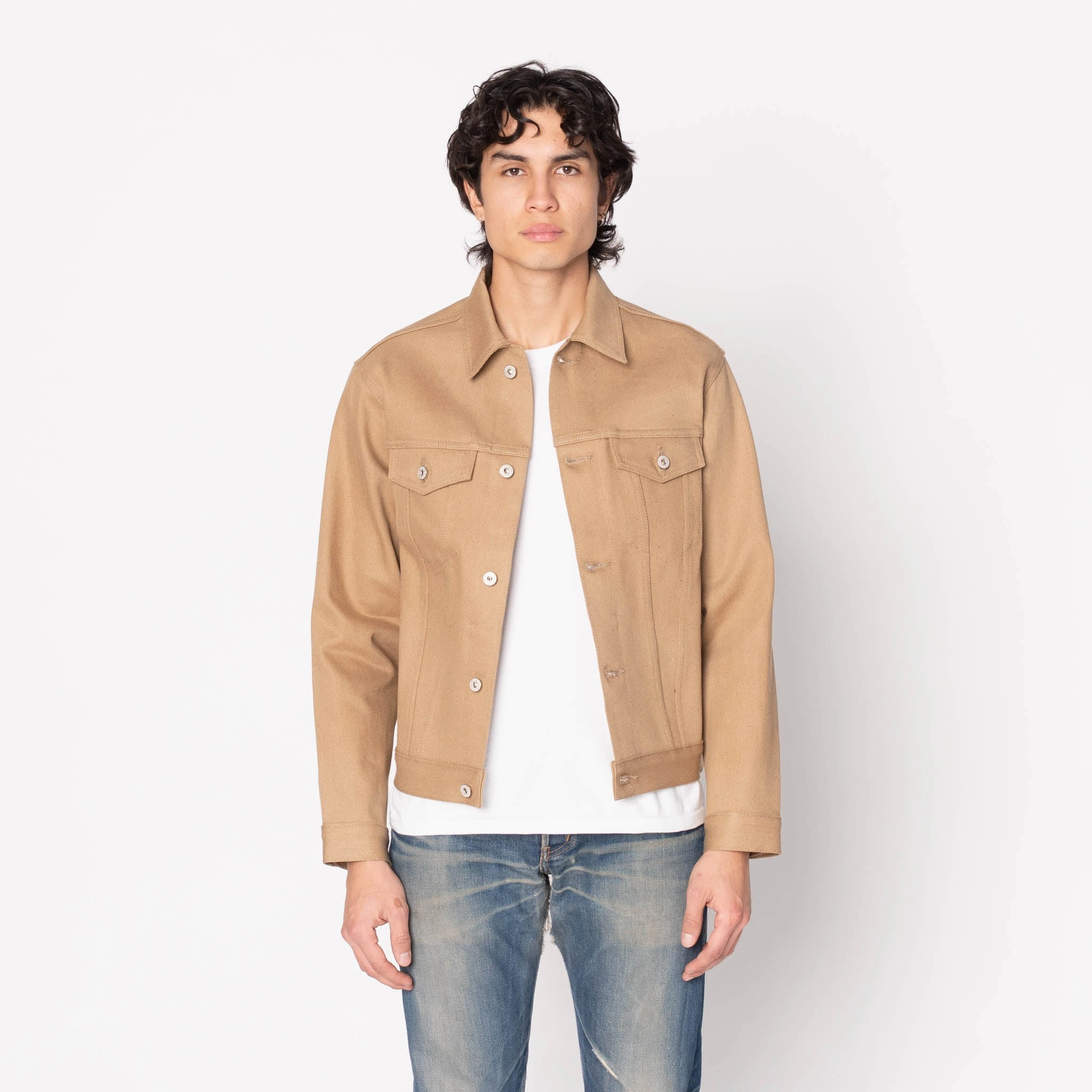 Cold Protection Wear Product Denim Jacket  -  Brown Fox Selvedge - Brown