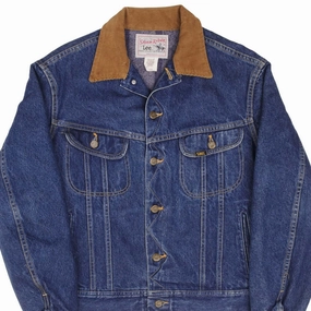Compact Storage Design VINTAGE LEE STORM RIDER BLANKET LINED DENIM JACKET 1980S SIZE 42R MADE IN USA