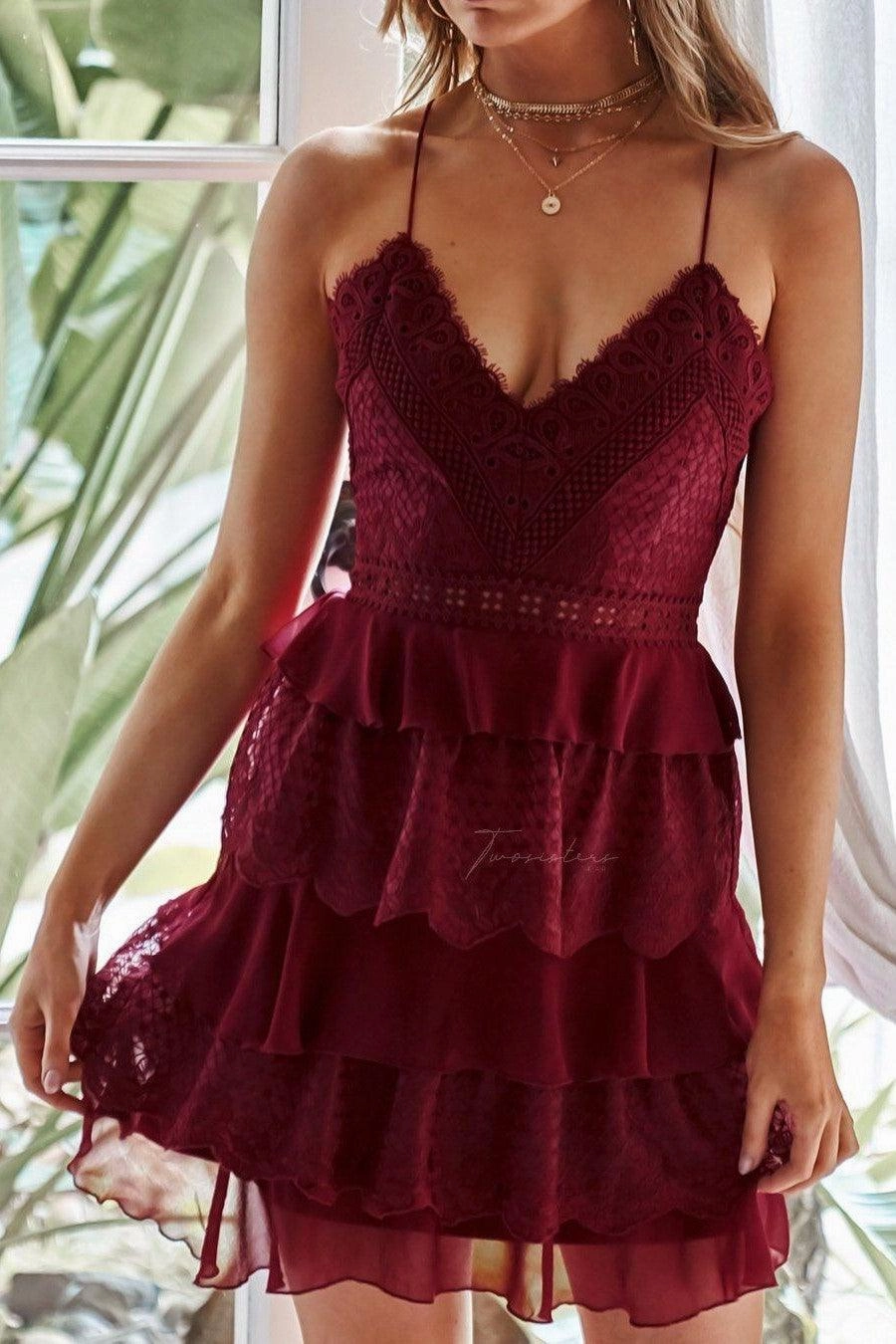 Shelby Dress - Red Smart Fit Wear