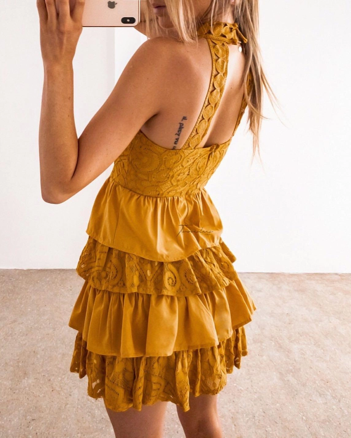 Family Joy Travel-Pack Jackie Dress - Mustard