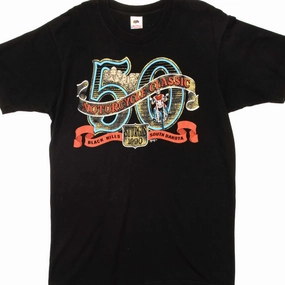 VINTAGE STURGIS MOTORCYCLE CLASSIC TEE SHIRT 1990 SIZE MEDIUM MADE IN USA Sport Layer Fit Breezy Comfort