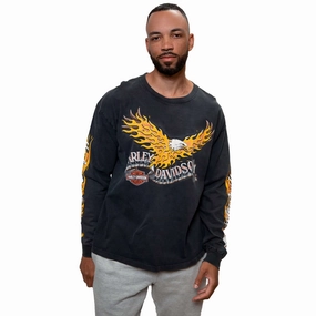 Lightweight Fashion VINTAGE HARLEY DAVIDSON LONG SLEEVES TEE SHIRT 1991 SIZE 2XL MADE IN USA