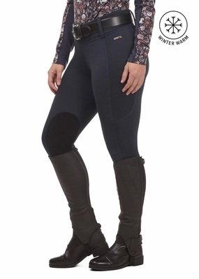 Elastic Free Fit Sit Tight Wind Pro? Knee Patch Winter Riding Tight