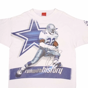 Vintage Look Fit For Comfort VINTAGE NFL DALLAS COWBOYS EMMITT JAMES SMITH III TEE SHIRT 2000S SIZE XL