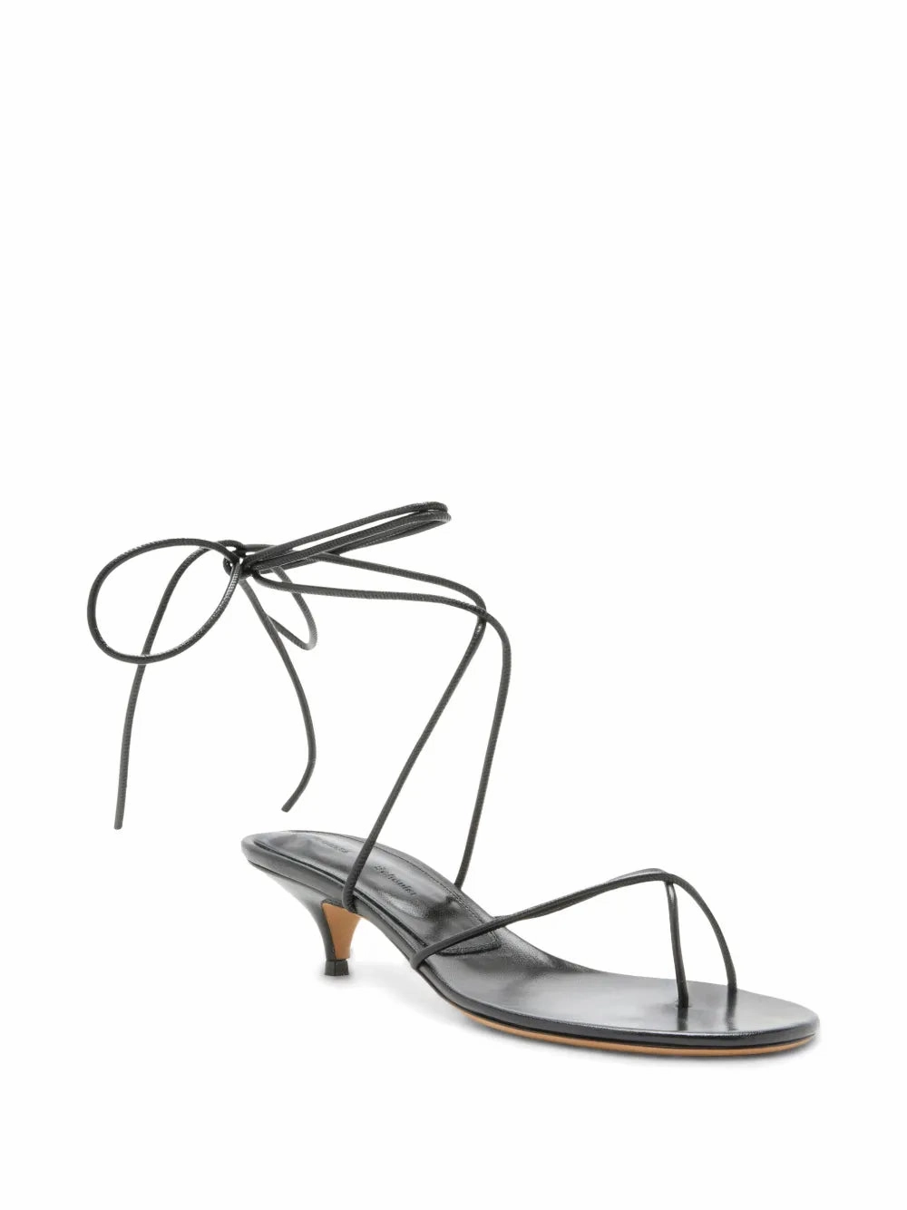 Slash Tie Sandals in Black Effortless Pair