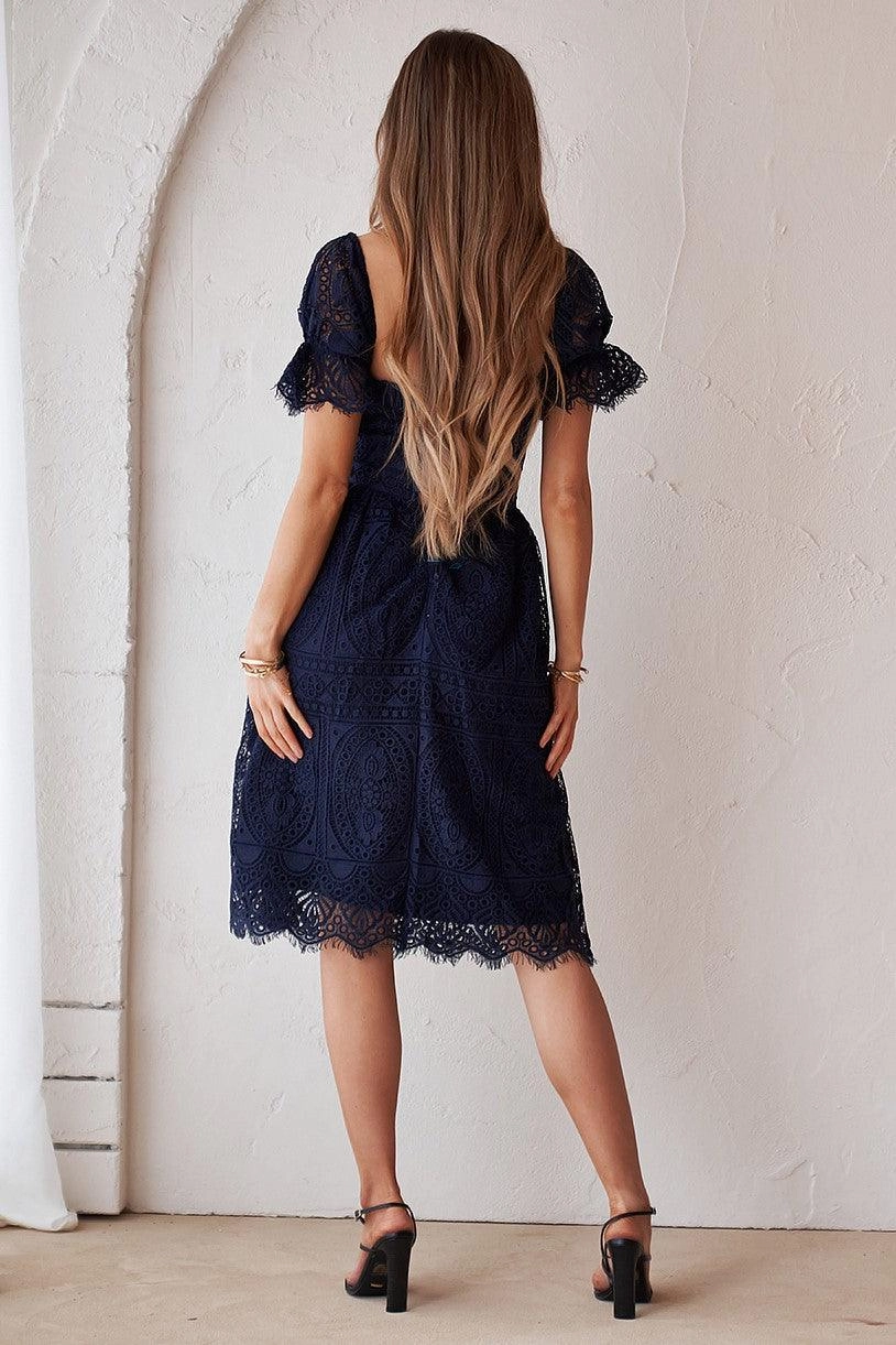 Remie Dress - Navy Classic Movement