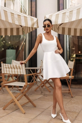 Calm Energy Melody Dress - White