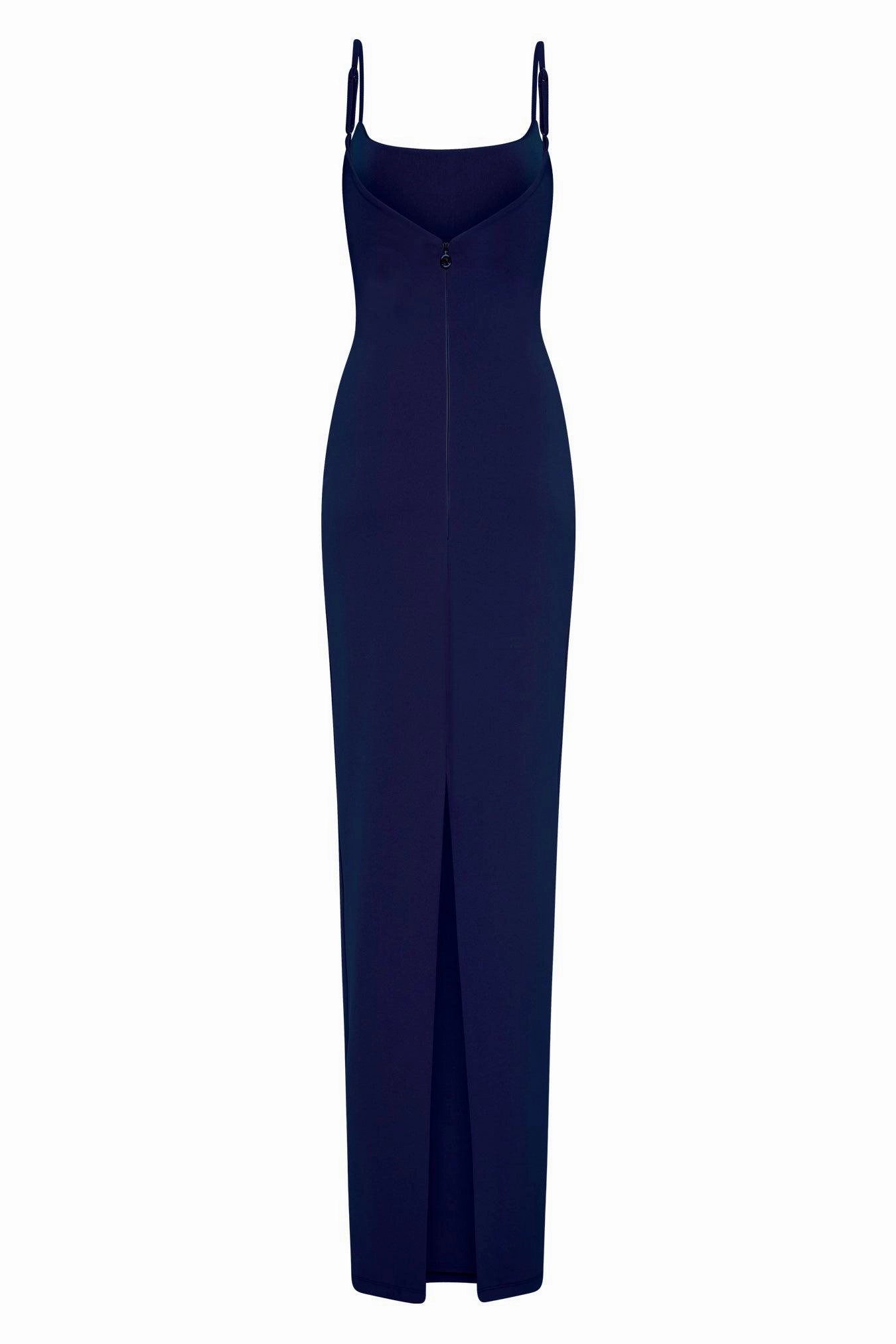 Elastic-Waist Retro Detail Nookie Bailey Maxi Dress - Navy