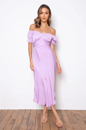 Bright Colors Samantha Dress - Lilac