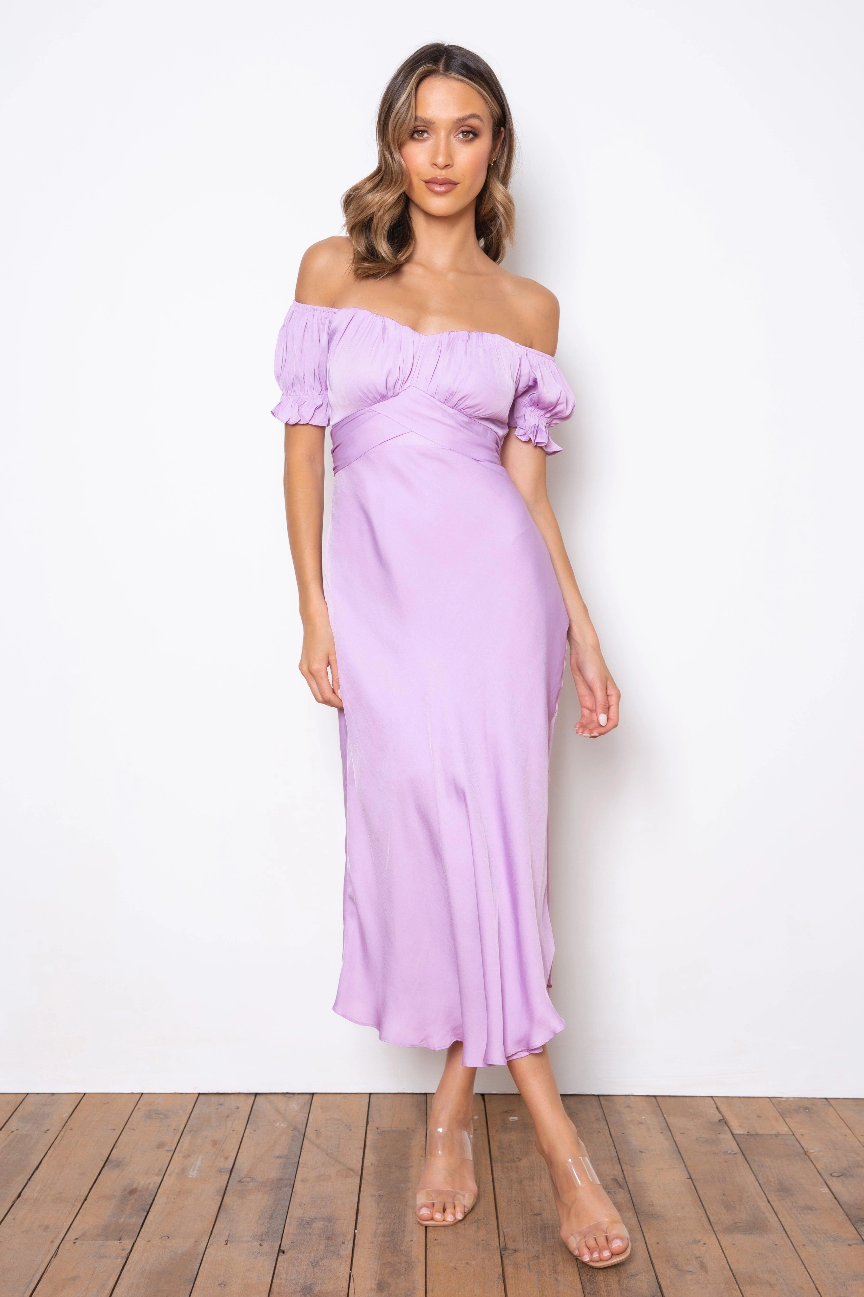 Bright Colors Samantha Dress - Lilac