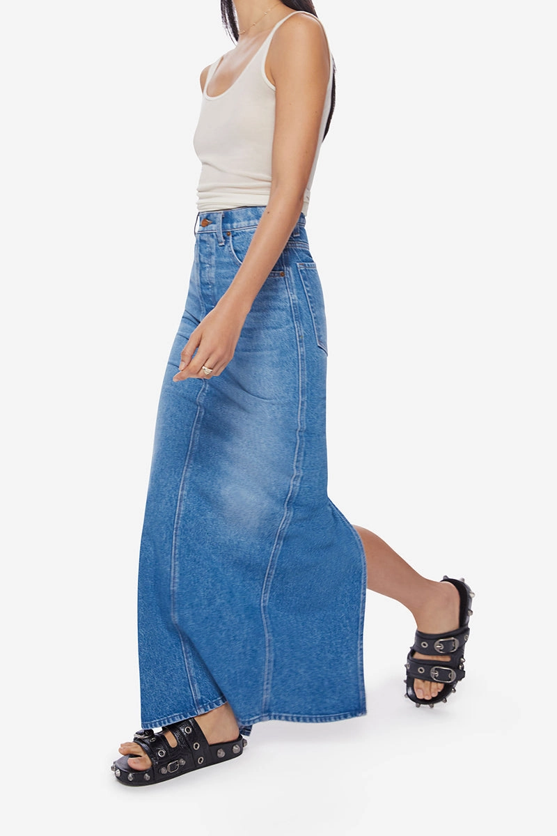 Street Fashion Casual Winter Warmth Low Impact Processing SNACKS! The Candy Stick Skirt