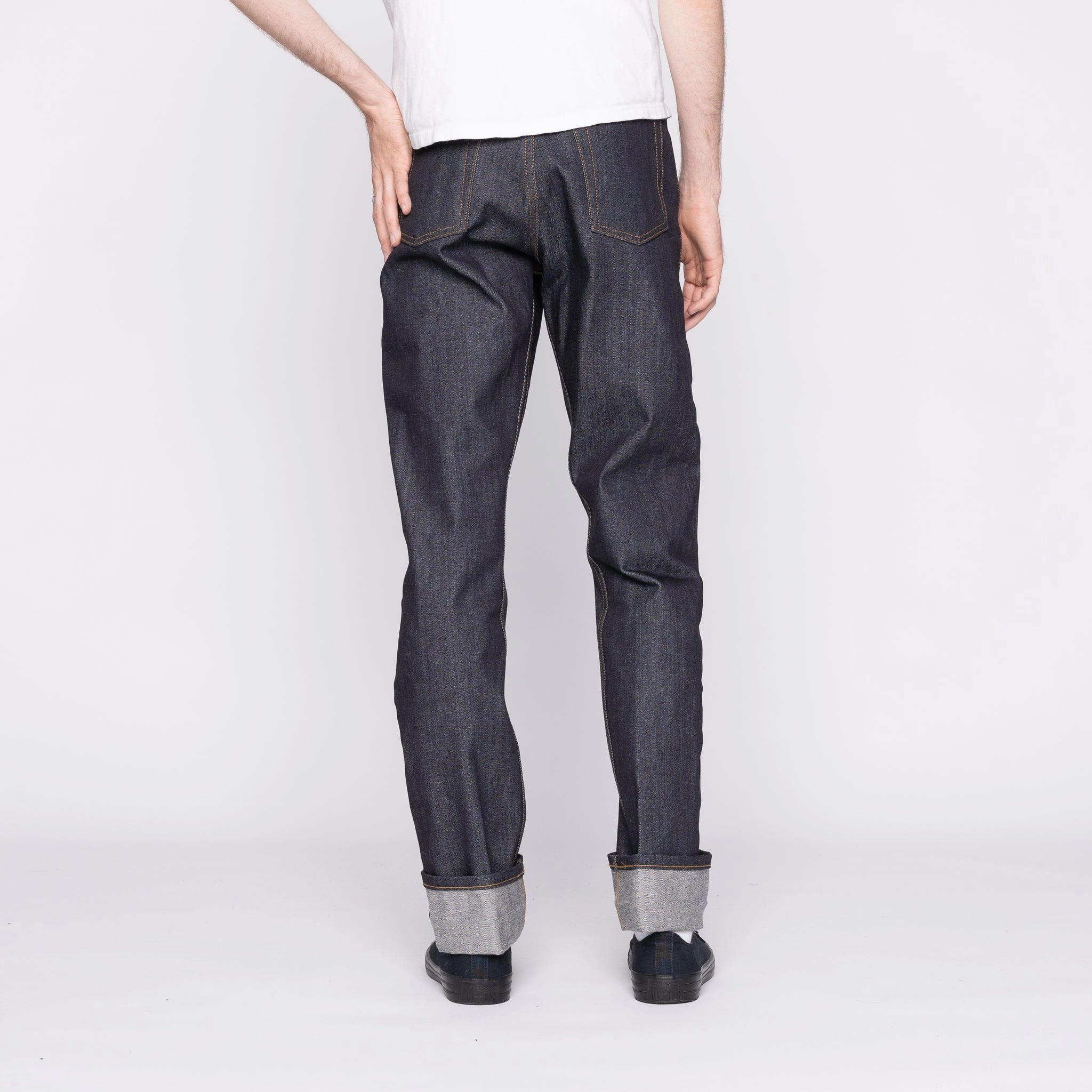 True Guy - Left Hand Twill Selvedge - 36" Long Inseam Rainy Day Chill Outfit Nature Lover Daily Uniform