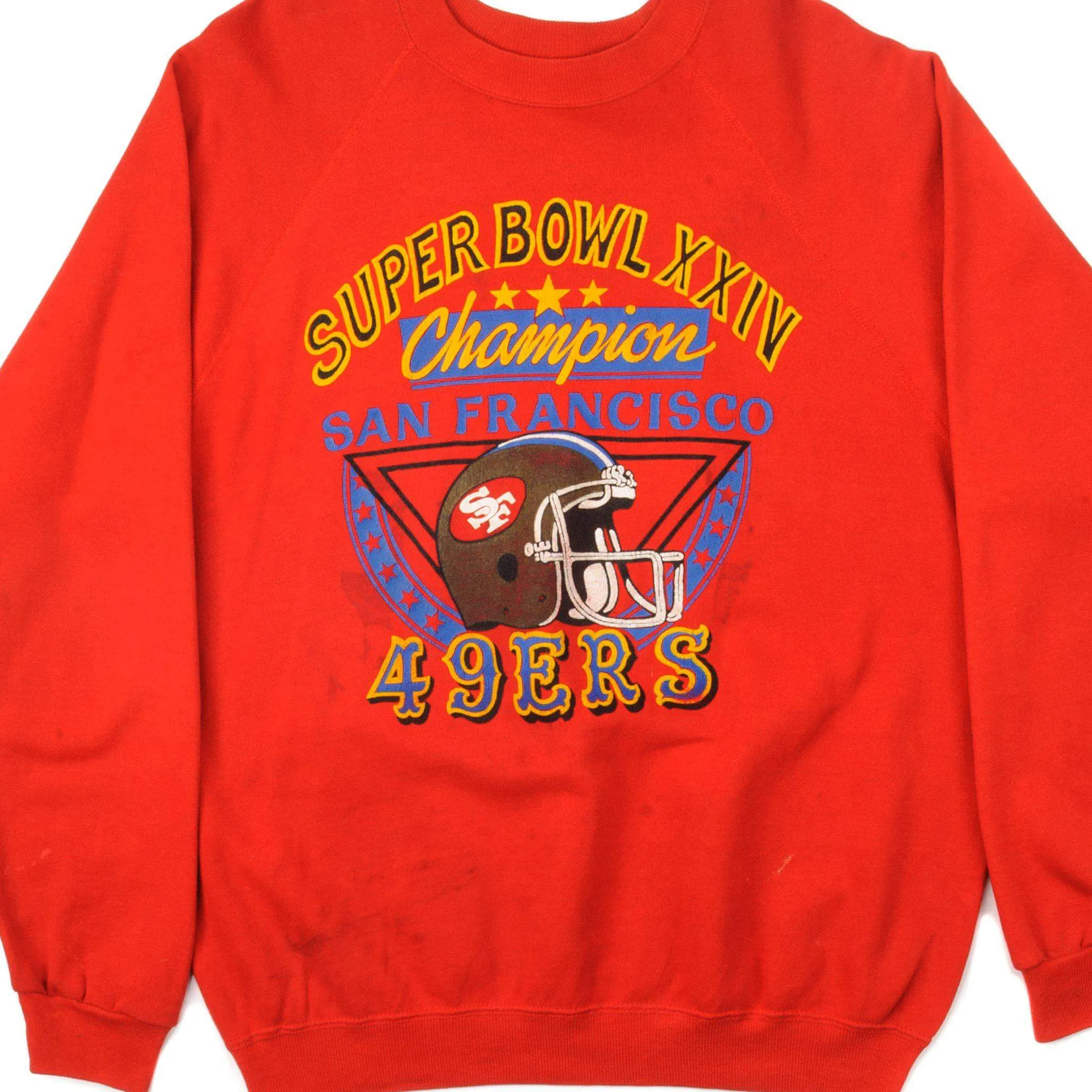 Classic Chic product flannel coziness VINTAGE NFL SAN FRANCISCO 49ERS SWEATSHIRT 1990 SIZE XL MADE IN USA