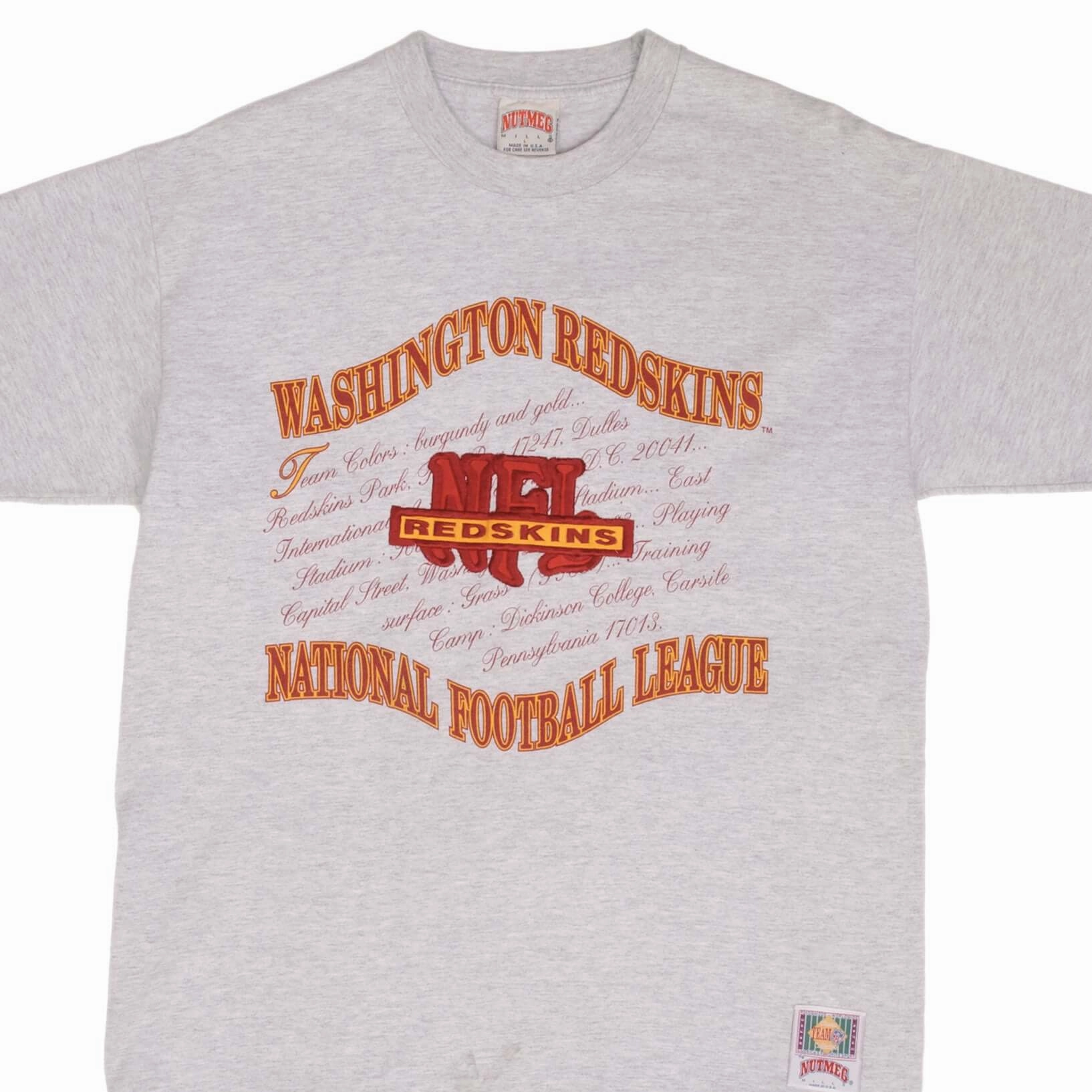 VINTAGE NFL WASHINGTON REDSKINS 1990S TEE SHIRT SIZE LARGE MADE IN USA Sporty Layers