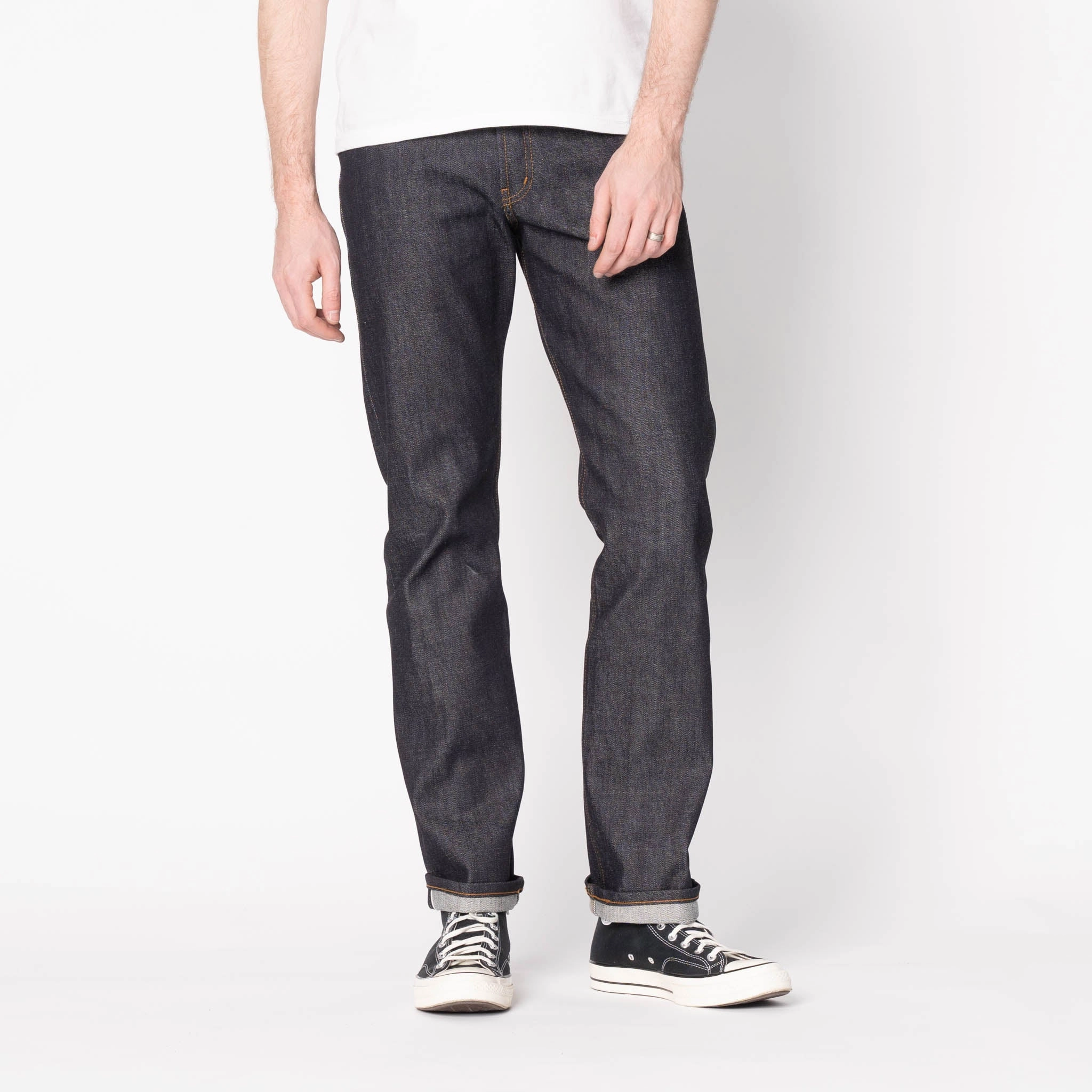 Modern Spring Mood True  Guy - Gateway Selvedge - Indigo